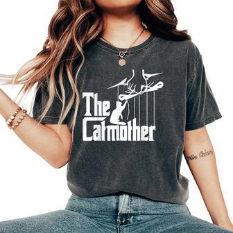 The Catmother Cat Quote For Mothers Women's Oversized Comfort T-Shirt | Mazezy