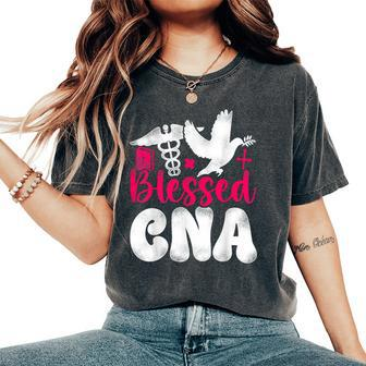 Cna Nurse Certified Nursing Assistant Faith Christian Women's Oversized Comfort T-Shirt | Mazezy