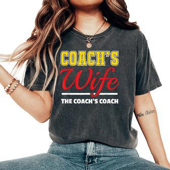 Coach's Wife Coaching Women's Oversized Comfort T-Shirt | Mazezy AU