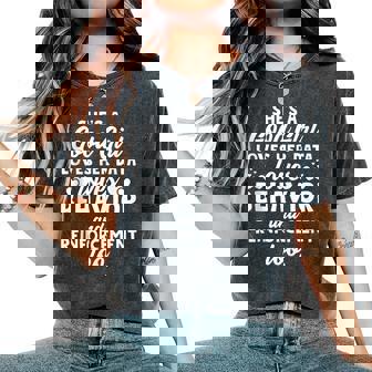 Cute Behavior Analyst Technician Behavioral Tech Rbt Women Oversized Print Comfort T-shirt | Mazezy