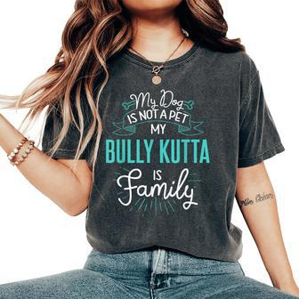 Cute Bully Kutta Family Dog For Men Women's Oversized Comfort T-Shirt | Mazezy