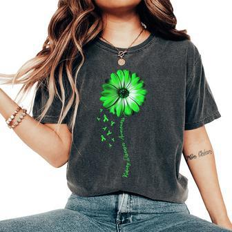 Daisy Flower Kidney Disease Awareness Women's Oversized Comfort T-shirt | Mazezy