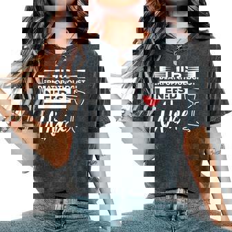 This Dermatopathologist Needs Wine Dermatopathology Women's Oversized Comfort T-Shirt | Mazezy