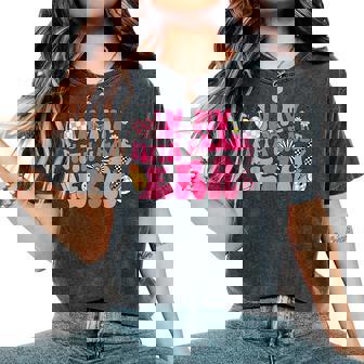 In My Fifth Grade Era Back To School 5Th Grade Retro Groovy Women's Oversized Comfort T-Shirt - Seseable