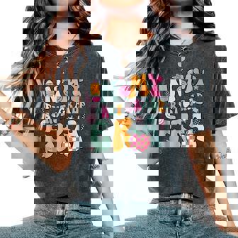 In My First Grade Era Back To School Retro Groovy 1St Grade Women's Oversized Comfort T-Shirt - Seseable