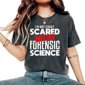 Forensic Science Teacher Teaching For Instructor Women's Oversized Comfort T-Shirt | Mazezy