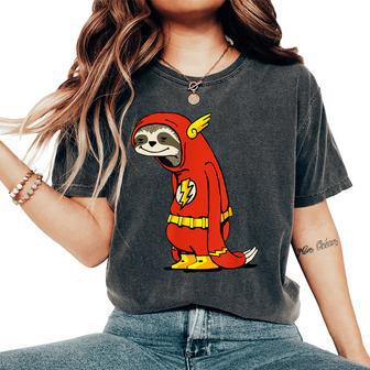 Sloth Flash For Men And Children Women's Oversized Comfort T-Shirt | Mazezy