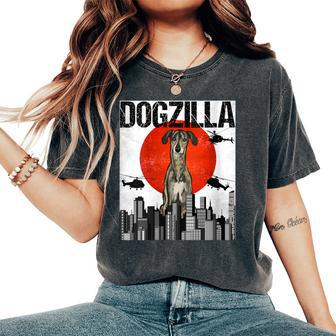 Vintage Japanese Dogzilla Sloughi Women's Oversized Comfort T-Shirt | Mazezy