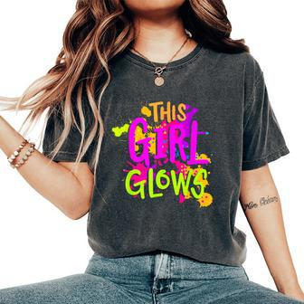This Girl Costume 80S Halloween Party Outfit Women's Oversized Comfort T-Shirt | Mazezy