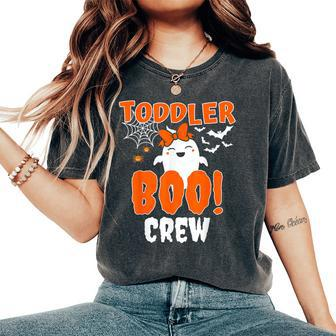 Girl Toddler Boo Crew Daycare Teacher Halloween Party Women's Oversized Comfort T-Shirt - Thegiftio UK