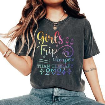 Girl's Trip 2024 Girl Friends Trip Women's Oversized Comfort T-Shirt | Mazezy