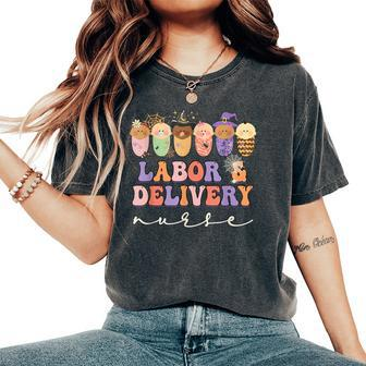 Halloween L&D Labor And Delivery Nurse Party Costume Women's Oversized Comfort T-Shirt - Seseable