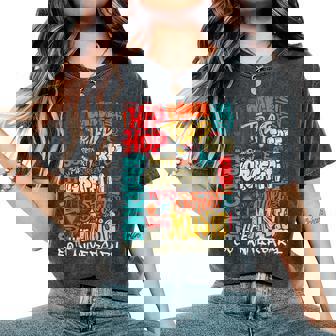 Hip Hop 50 Years Of Old School Graffiti Old School Retro Women's Oversized Comfort T-Shirt | Mazezy