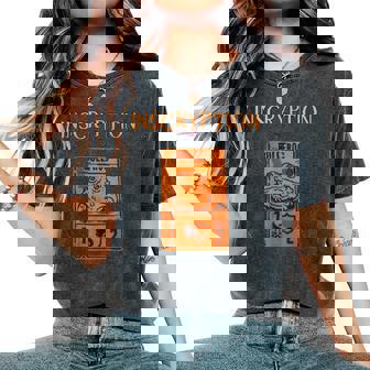 Inscryption Bullfrog Psychological Scary Card Game Halloween Halloween Women's Oversized Comfort T-Shirt | Mazezy