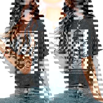 Japanese Horror Kaidan Yurei Bakemono Obake Japanese Women's Oversized Comfort T-Shirt | Mazezy