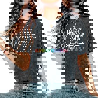 Job Description Behavior Technician Behavior Analyst Women Oversized Print Comfort T-shirt | Mazezy