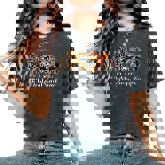 Leopard Tooth Dental Squad Spooky Hallowen Costume Women Oversized Print Comfort T-shirt | Mazezy