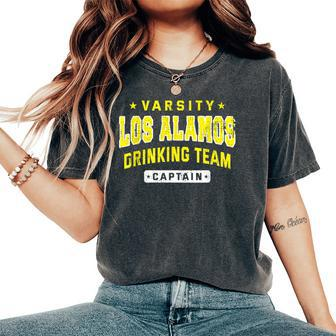 Los Alamos Drinking Team Captain Beer Lover Craft Beer Women's Oversized Comfort T-Shirt | Mazezy