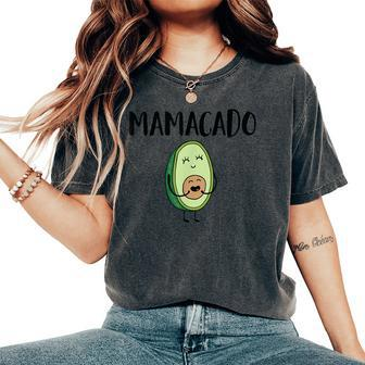 Mamacado T For Kid Vegan Vegetarian Mom Women's Oversized Comfort T-Shirt | Mazezy