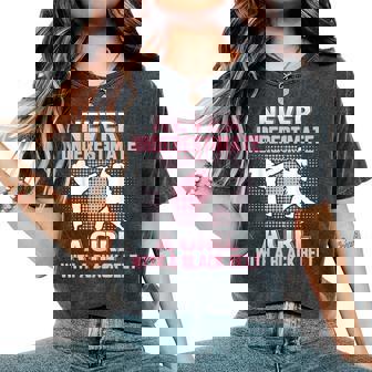 Martial Arts T Never Underestimate A Girl Women's Oversized Comfort T-Shirt | Seseable UK