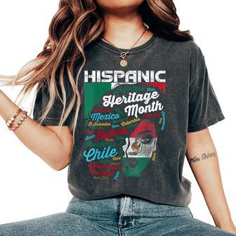 Mexicana Hispanic Heritage Month Mexican Latina Women's Oversized Comfort T-Shirt | Mazezy