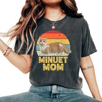 Minuet Napoleon Cat Mom Retro For Cats Lover Women's Oversized Comfort T-Shirt | Mazezy