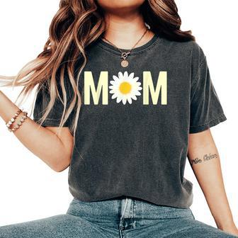 Mom Daisy Flower Cute Womens International Womens Day Women's Oversized Comfort T-shirt | Mazezy
