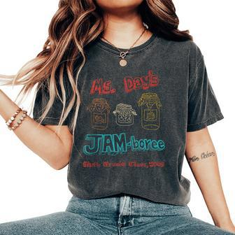 Ms Day's Jam-Boree Sixth Grade Class 2009 Vintage Quote Women's Oversized Comfort T-Shirt | Mazezy AU