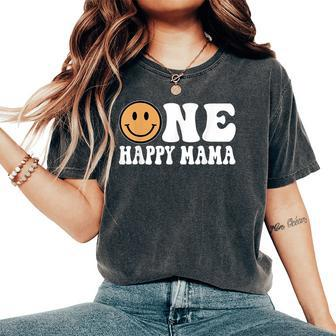 One Happy Dude 1St Birthday One Cool Mama Family Matching Women's Oversized Comfort T-Shirt - Monsterry AU