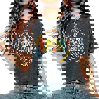 Paraeducator Squad Paraprofessional Sped Teacher Back School Women's Oversized Comfort T-Shirt | Mazezy