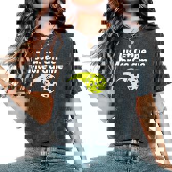 Pickleball For Men Or Women | Pickleball Gift Gift For Women Women's Oversized Graphic Print Comfort T-shirt - Thegiftio