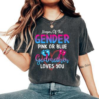 Pink Or Blue Godmother Loves You Keeper Of The Gender Mommy Women's Oversized Comfort T-Shirt - Monsterry