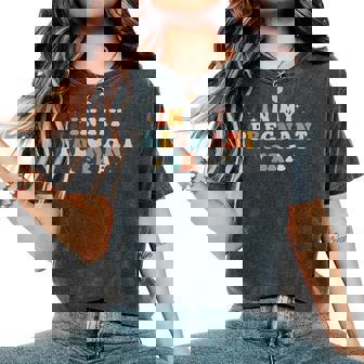 In My Pregnant Era In My Mom Era Women's Oversized Comfort T-Shirt - Monsterry