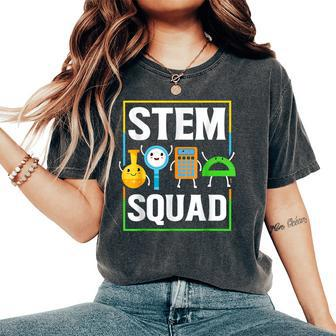 Science Technology Stem Teacher Lover Back To School Women's Oversized Comfort T-Shirt | Mazezy