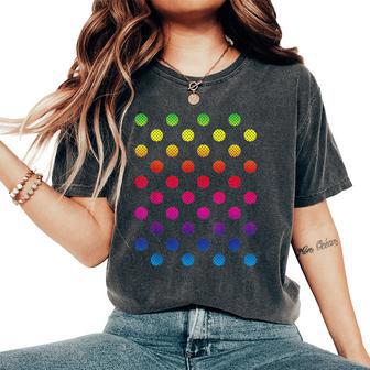 September 15Th Dot Day Multicolor Rainbow Polka Dot Women's Oversized Comfort T-Shirt - Monsterry DE