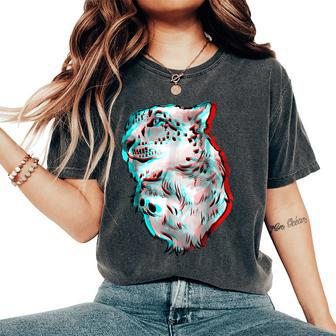 Snow Leopard Leopard T For Men Women's Oversized Comfort T-shirt | Mazezy