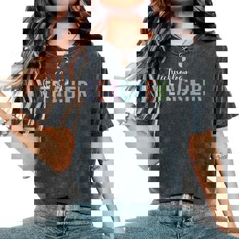 Technology Teacher Technology Teacher Back To School Women's Oversized Comfort T-Shirt | Mazezy