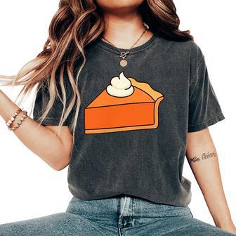 Thanksgiving Pumpkin Pie Family Pumpkin Pie Women's Oversized Comfort T-Shirt - Thegiftio UK