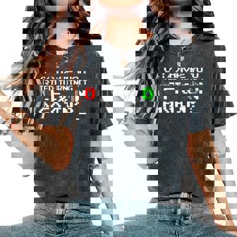 Have You Tried Turning It Off And On Again-Tech Support Gift Women Oversized Print Comfort T-shirt | Mazezy