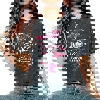 Never Underestimate An Old Woman Who Can Line Dance Lover Women's Oversized Comfort T-Shirt | Mazezy