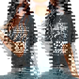 Never Underestimate The Power Of An Entrepreneur Women's Oversized Comfort T-Shirt | Mazezy