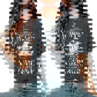 Never Underestimate A Woman Who Is Also A Nurse In January Women's Oversized Comfort T-Shirt | Mazezy