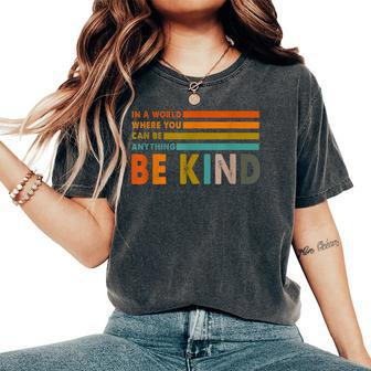 Unity Day Orange Heart Be Kind Anti Bullying Women's Oversized Comfort T-shirt | Mazezy
