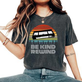 Vhs Vintage Retro 80S 90S Vcr Be Kind Rewind Women's Oversized Comfort T-shirt | Mazezy