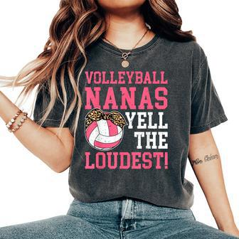 Volleyball Nana Grandma Nana Of A Volleyball Player Women's Oversized Comfort T-Shirt | Mazezy