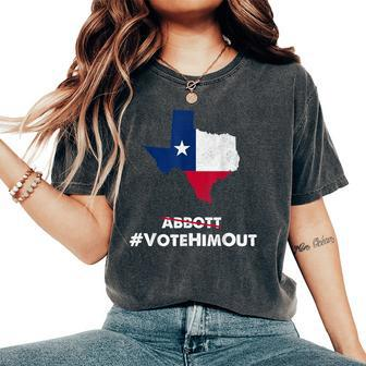 Vote Him Out Gregg Abbot Texas Governor Abbott Mississippi Women's Oversized Comfort T-Shirt | Mazezy