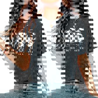 Your Wife My Wife Skydiving Women's Oversized Comfort T-Shirt | Mazezy