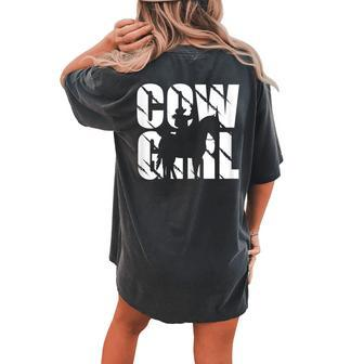 Cowgirl For Western Lover And Cowgirl Women's Oversized Comfort T-Shirt Back Print | Mazezy