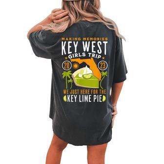 Friends Vacation Girl Weekend Key West Girls Trip 2023 Women's Oversized Comfort T-Shirt Back Print | Mazezy