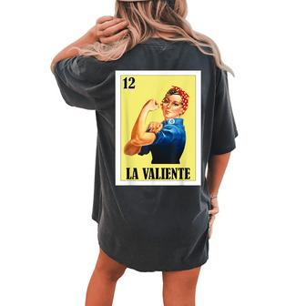 Mexican For La Valerosa Women's Oversized Comfort T-shirt Back Print - Monsterry AU